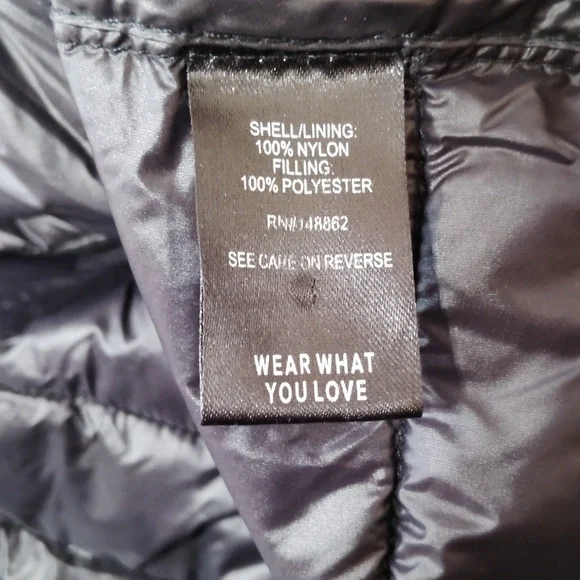 Torrid Black Quilted Packable Puffer Size 3 - Picture 8 of 8